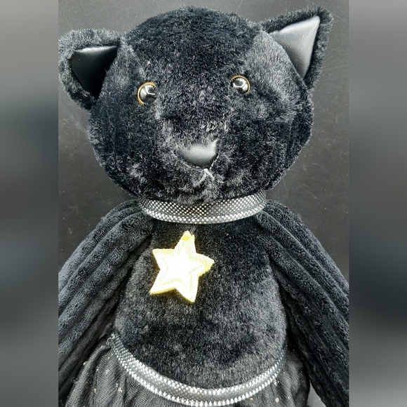 Scentsy Buddy 16" Halloween Star The Black Cat Plush W/ Clothesline Scented Pack - Picture 2 of 8
